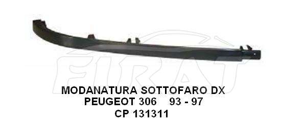 MODANATURA SOTTOFARO PEUGEOT 306 93 - 97 DX